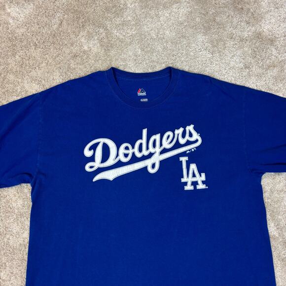 Majestic LA Dodgers MLB Baseball T Shirt Men's XL - Picture 2 of 8